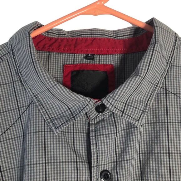 LRG Resolutionary Men’s Shirt Long Sleeve Collar 4X Checkered Casual - Picture 3 of 10